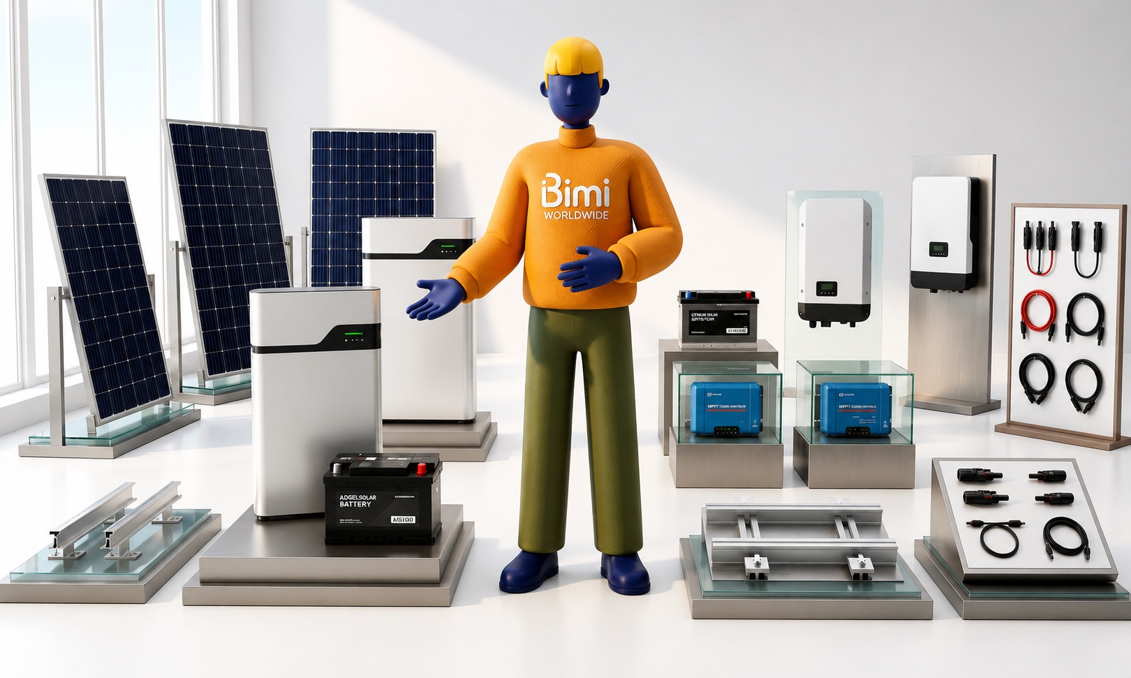 SOLAR PANELS & BATTERIES
