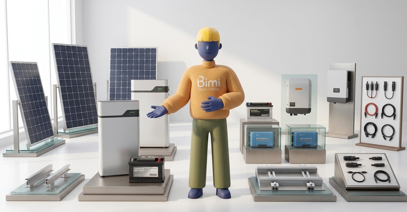 SOLAR PANELS & BATTERIES
